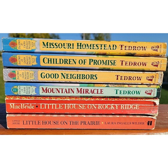 Lot The Days of Laura Ingalls Wilder 1-3 & 6 TL Tedrow Missouri Homestead & more - Picture 11 of 14